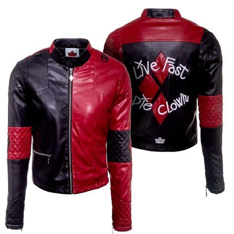 harley quinn replica jacket|harley quinn jacket men.